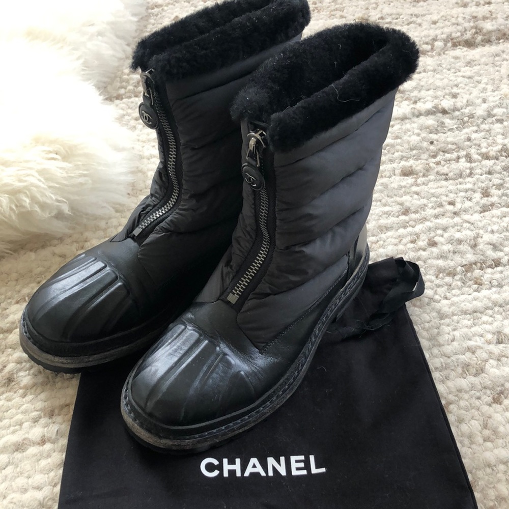 Rare Chanel Rain/Snow Boots